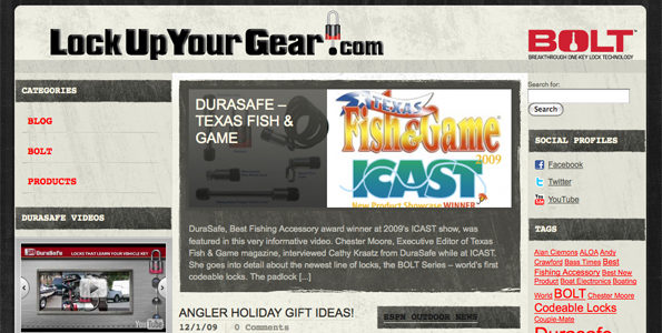 LockUpYourGear.com Launch
