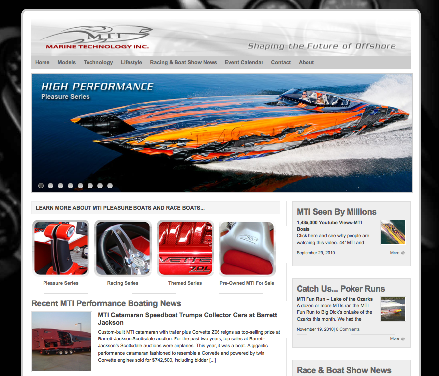 Picture 14 Marine Technology Inc.   New Website Design