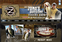 Zona's Awesome Fishing Show Zona Television Clipping
