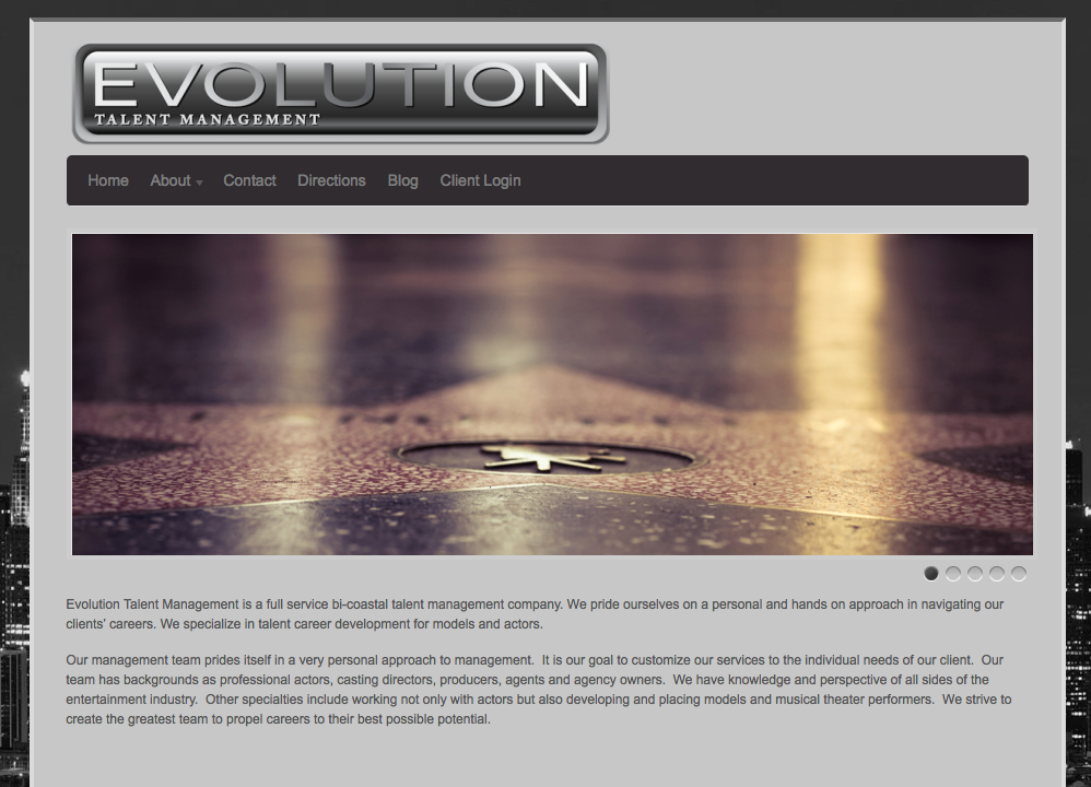 EvolutionTM Website1 Cox Group Launches New Website for Evolution Talent Management
