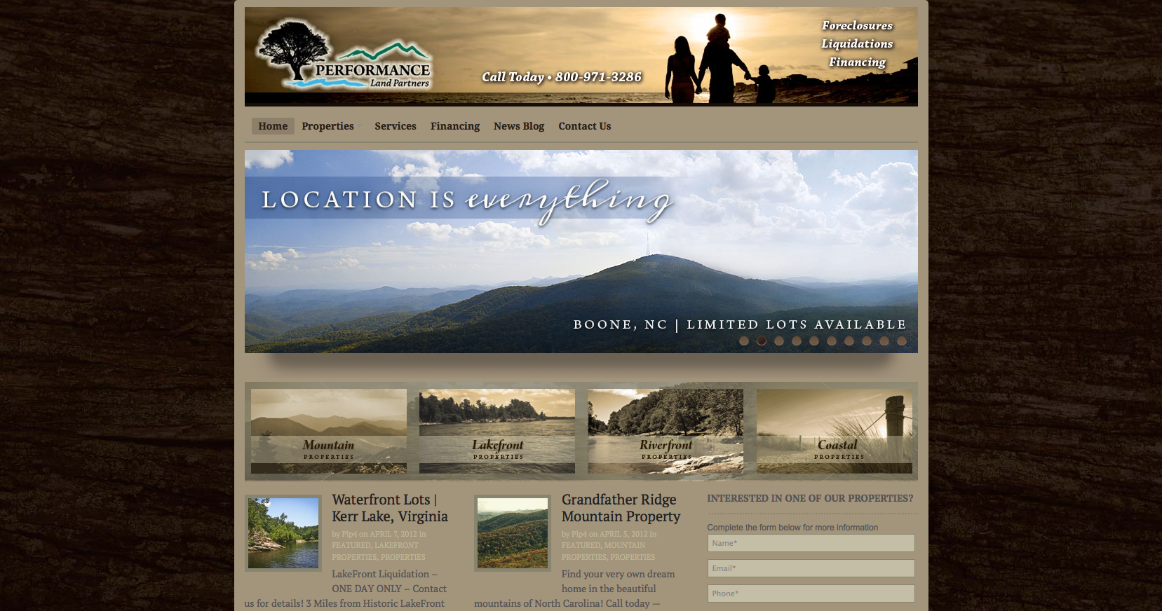 plp1 Just Launched! Performance Land Partners – Land Liquidation Specialists