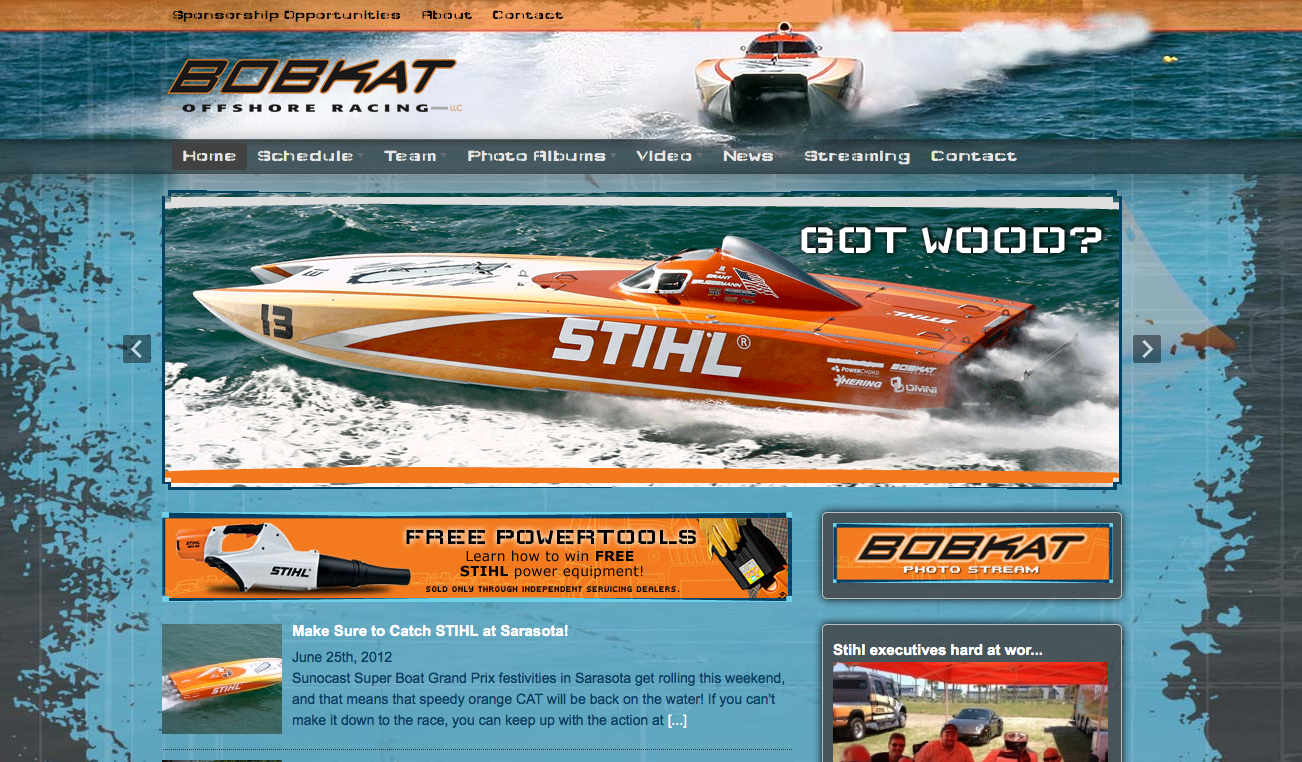 stihlL stihlL STIHL Offshore Racing – New Addition to Web Portfolio