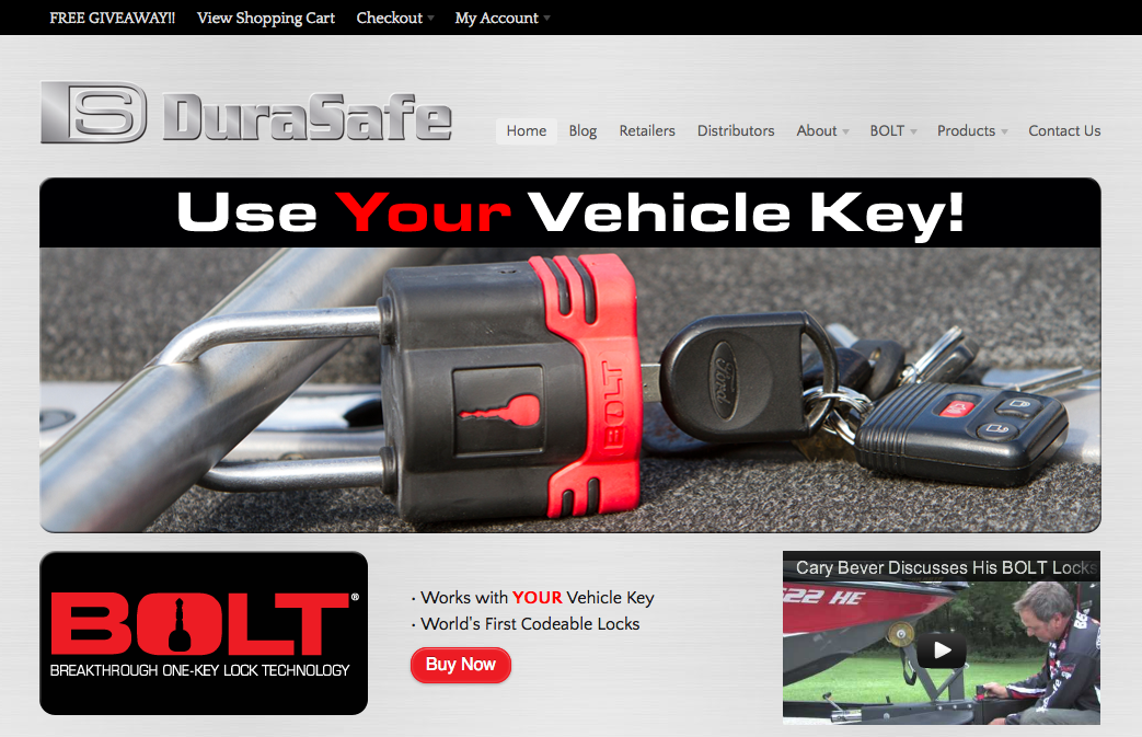 durasafe New Web Design for DuraSafe Locks